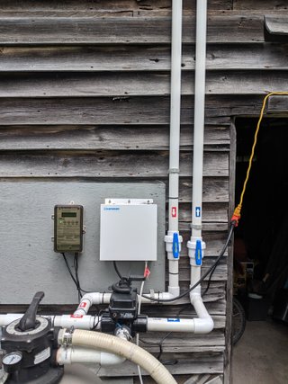 Solar Pool Heater Controls and Plumbing